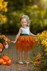 Cute as a Pumpkin - Girls Tutu Dress