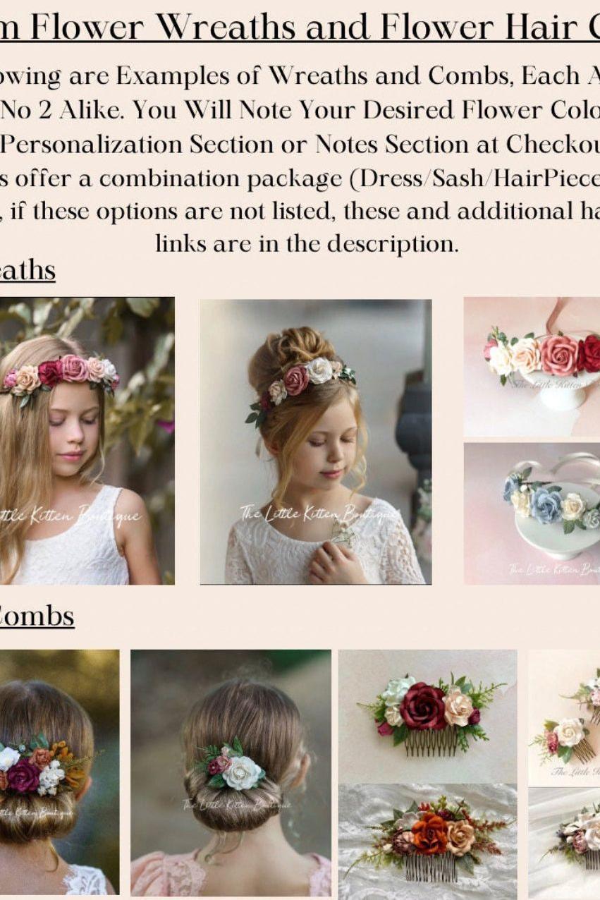 Long Sleeve Lace Flower Girl Dress