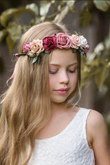 Floral Hair Wreaths on Grapevine / Wedding Hair Accessories