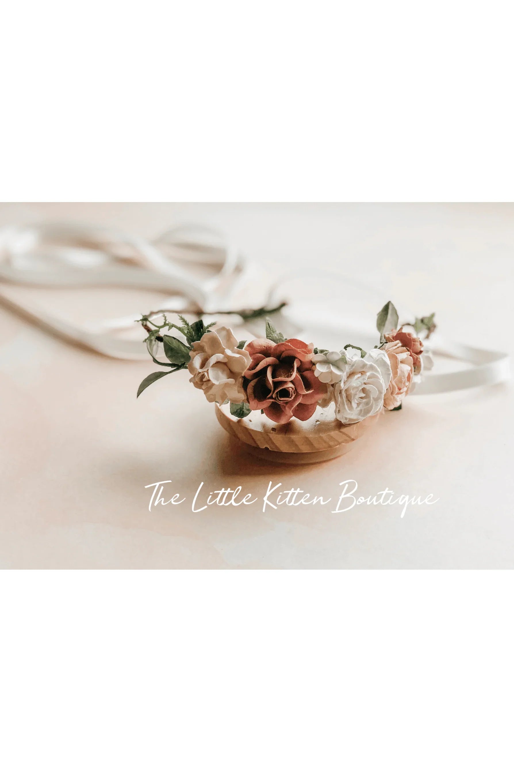 Floral Hair Wreaths on Grapevine / Wedding Hair Accessories